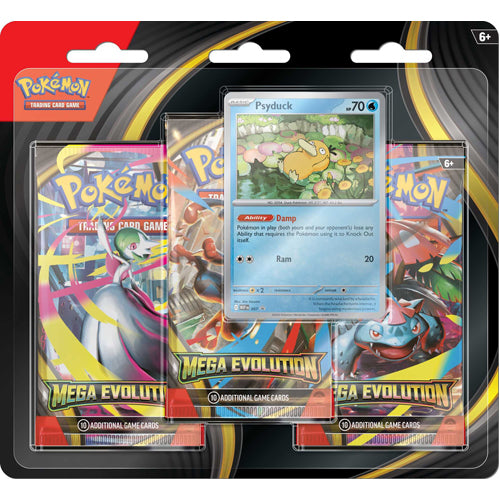 Pokemon TCG: Scarlet & Violet - Mega Evolution - Triple Blister - Psyduck