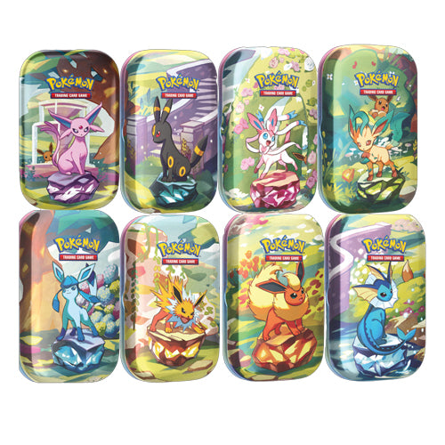 Pokemon TCG: Scarlet & Violet - Prismatic Evolution – Mini Tins - 8 Set