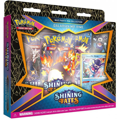 Pokemon TCG: Shining Fates Mad Party Pin Collection - Galarian Mr. Rime