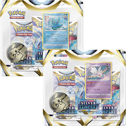 Pokemon TCG: Sword & Shield 12 Silver Tempest 3-Pack Booster Display