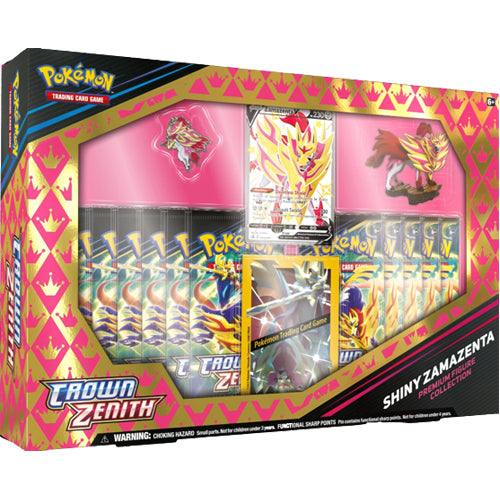 Pokemon TCG: Sword & Shield 12.5 Crown Zenith Premium Figure Collection - Shiny Zamazenta