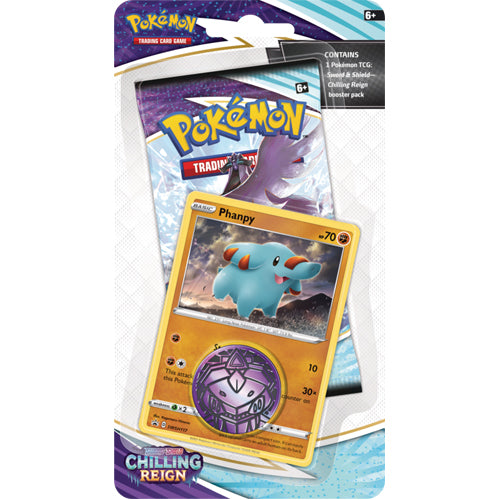 Pokemon TCG: Sword & Shield Chilling Reign Blister Pack - Phanpy