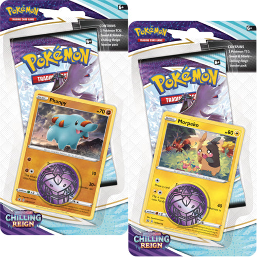 Pokemon TCG: Sword & Shield Chilling Reign Blister Packs - 2 Set