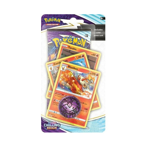 Pokemon TCG: Sword & Shield Chilling Reign Premium Checklane Blister - Blaziken
