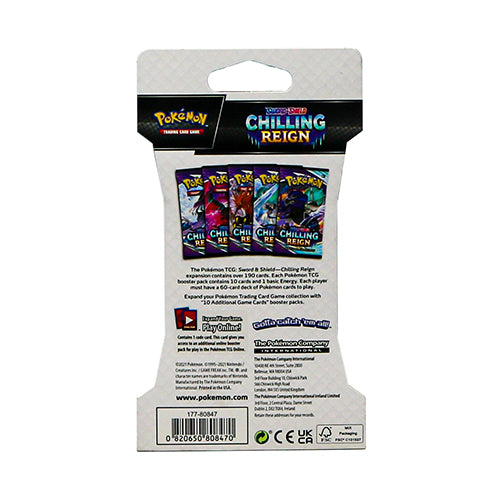 Pokemon TCG: Sword & Shield Chilling Reign Sleeved Booster Pack
