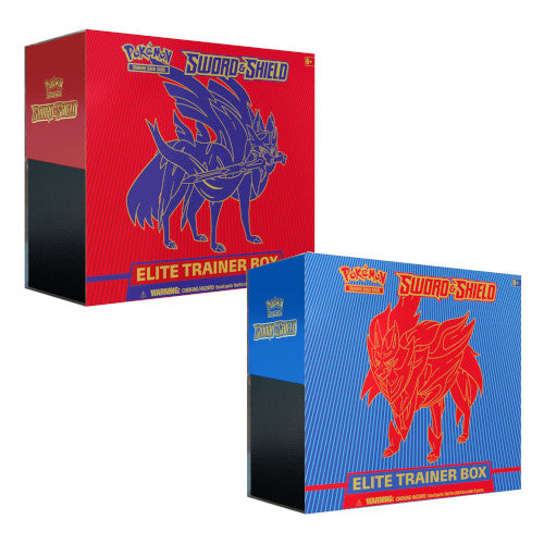 JCC Pokémon : Boîte Dresseur d'élite Épée et Bouclier – Assortiment (une seule fournie)