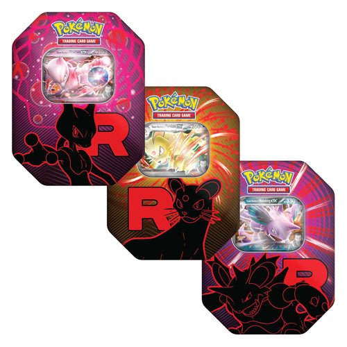 Pokemon TCG: Team Rocket Tin - 3 Set