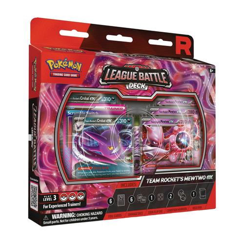 Pokemon TCG: Team Rocket's Mewtwo ex League Battle Decks