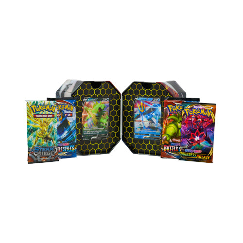 Pokemon TCG: V Strikers Tin - Tyranitar V / Empoleon V 2 Set