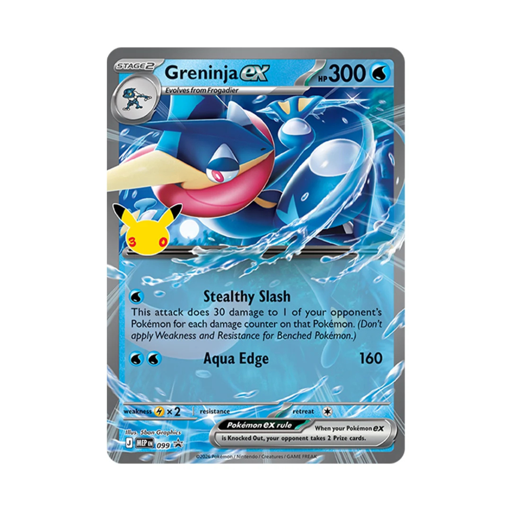 Pokemon TCG: 30th Celebration - Greninja ex Tin