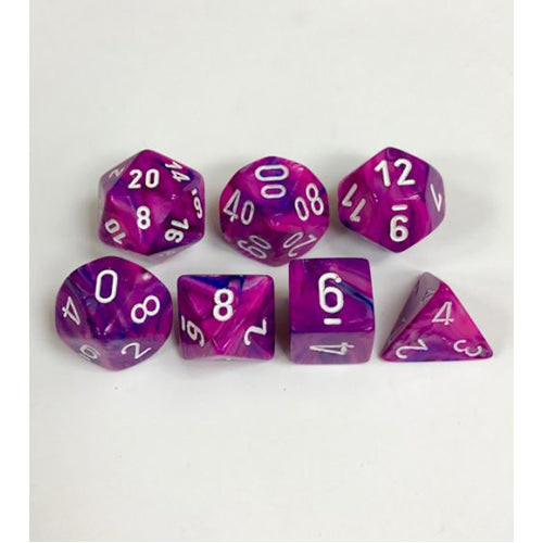 Poly 7 Set: Festive Violet With White