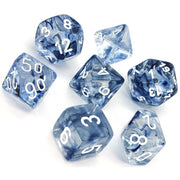 Poly 7 Set: Nebula Black/white