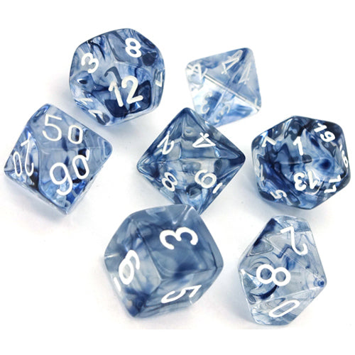 Poly 7 Set: Nebula Black/white