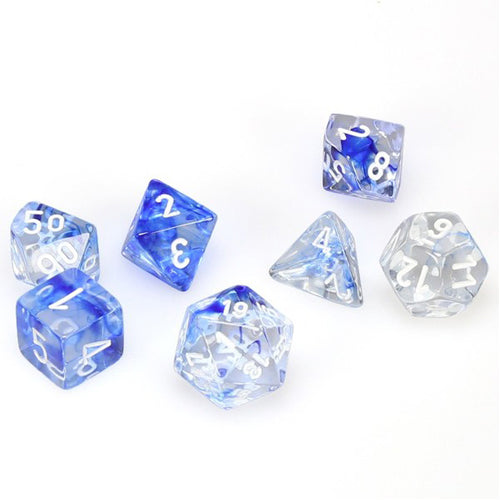Poly 7 Set: Nebula Dark Blue/white