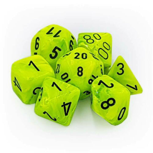 Poly 7 Set: Vortex Bright Green/black