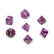 Poly 7 Set: Vortex Purple/gold