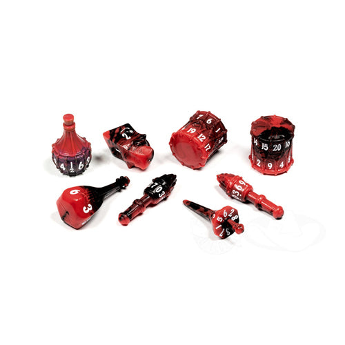 PolyHero Bard 8 Dice Set Harlequin