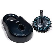 PolyHero Dice: Rogue d20 Lock and Pick Set Cold Iron
