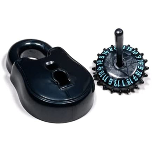 PolyHero Dice: Rogue d20 Lock and Pick Set Cold Iron