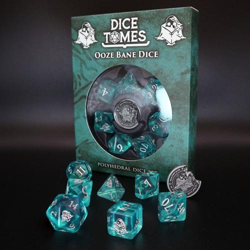 Polyhedral Dice Set - Ooze Bane