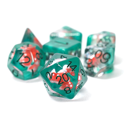 Power Mushroom 7-Piece Polyhedral Dice Set - Sirius Dice