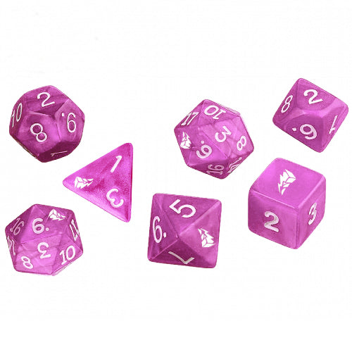 Power Rangers RPG: Pink Dice Set