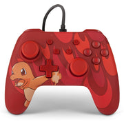 PowerA Wired Switch Controller - Blaze Charmander - Nintendo Switch