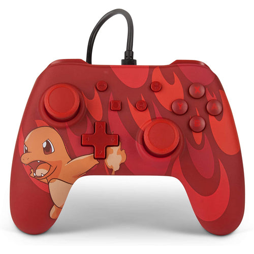 PowerA Wired Switch Controller - Blaze Charmander - Nintendo Switch