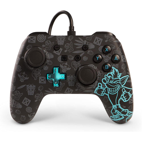 PowerA Wired Switch Controller - Crash Bandicoot - Nintendo Switch