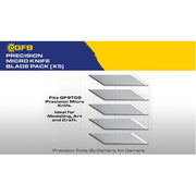 Precision Micro Knife Blade Pack x5