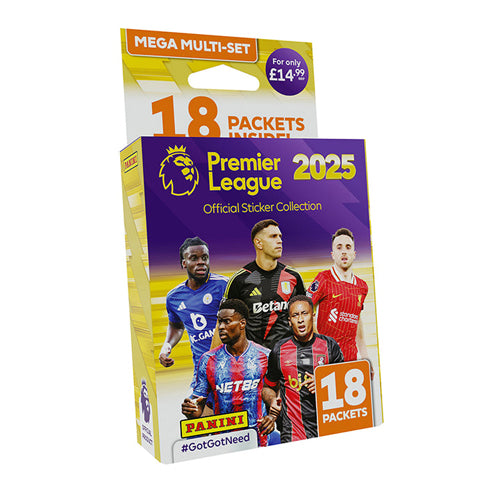 Premier League 2025 Official Sticker Collection - Mega Multiset