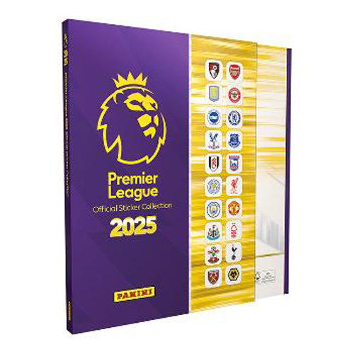 Premier League 2025 Official Sticker Collection - hardback Binder