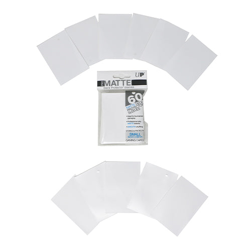 Pro Matte Small White Deck Protector Sleeves