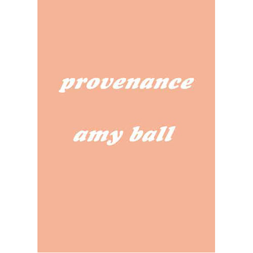 Provenance (Paperback)