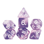 Purple Glaze Poly Set - Sirius Dice