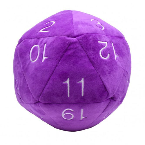 Purple Jumbo Plush D20