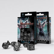 Q-Workshop Bloodsucker Black & silver Dice Set