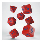 Q-Workshop Classic Runic Red & Blue Dice Set (7)