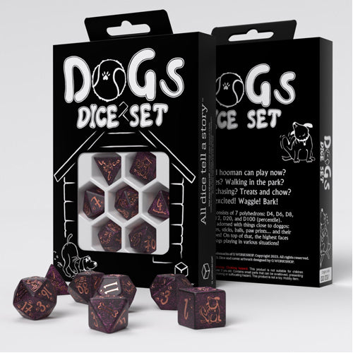 Q-Workshop Dogs Dice Set Luna