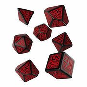 Q-Workshop Dwarven Black & Red Dice Set