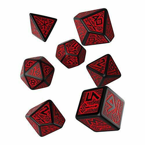 Q-Workshop Dwarven Black & Red Dice Set