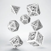Q-Workshop Steampunk White & Black Dice Set
