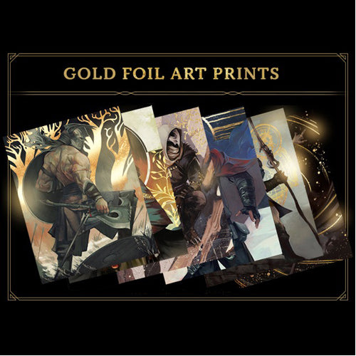 Return to Dark Tower - Set of 8 Gold Foil Art Prints