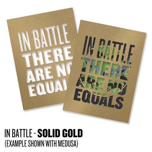 Unmatched Card Sleeves: Edgy - Gold