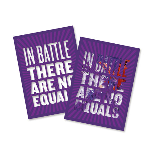 Unmatched Card Sleeves: No Equals - Purple