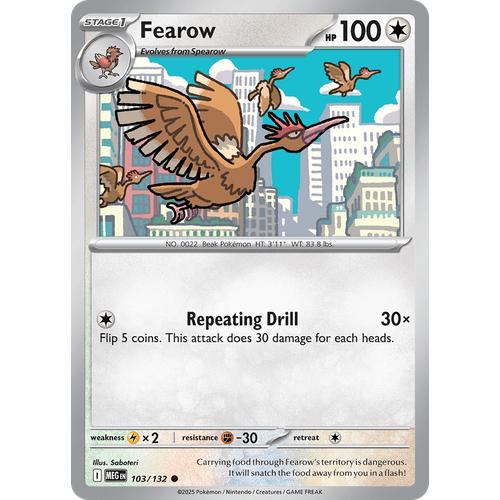 Fearow MEG 103/132 - Reverse Holo