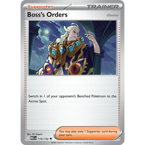 Boss's Orders MEG 114/132 - Reverse Holo
