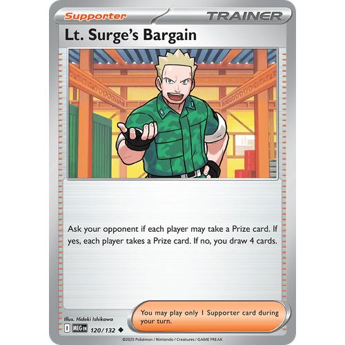 Lt. Surge's Bargain MEG 120/132 - Reverse Holo
