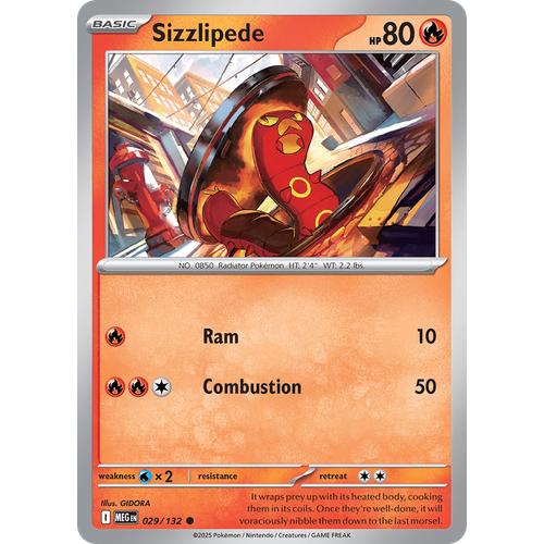 Sizzlipede MEG 29/132 - Reverse Holo