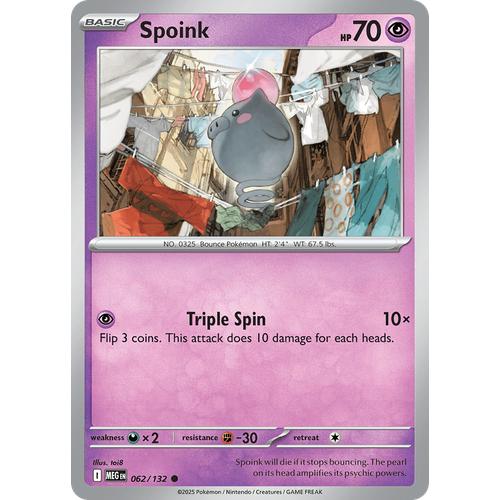 Spoink MEG 62/132 - Reverse Holo